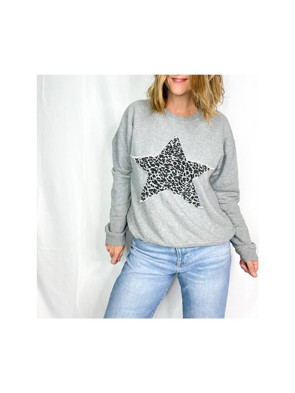 Cheetah Star Sweatshirt